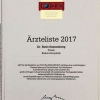 Dr. Sonnenberg als TOP Mediziner 2017 ausgezeichnet